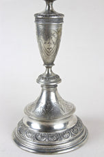 19TH CENTURY, AUSTRIA, SOLID SILVER, CANDELABRAS, PAIR
