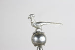 19TH CENTURY, AUSTRIA, SOLID SILVER, CANDELABRAS, PAIR