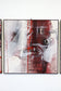 ABSTRACT, ACRYLIC ON CANVAS, 6-PART, DER TOD REDET, 2013