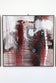 ABSTRACT, ACRYLIC ON CANVAS, 6-PART, DER TOD REDET, 2013