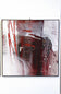 ABSTRACT, ACRYLIC ON CANVAS, 6-PART, DER TOD REDET, 2013
