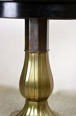 20TH CENTURY, AUSTRIA, ART NOUVEAU, COFFEE TABLE, BRASS BASE