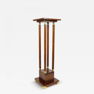 20TH CENTURY, ART NOUVEAU, PALISANDER PEDESTAL, AUSTRIA, CIRCA 1900