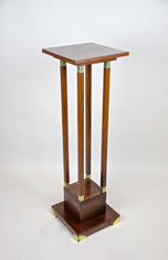 20TH CENTURY, ART NOUVEAU, PALISANDER PEDESTAL, AUSTRIA, CIRCA 1900