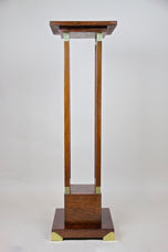 20TH CENTURY, ART NOUVEAU, PALISANDER PEDESTAL, AUSTRIA, CIRCA 1900
