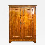 19TH CENTURY, AUSTRIA, BIEDERMEIER ASHWOOD CABINET, INLAY WORKS