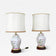 20TH CENTURY, ITALY, CERAMIC TABLE LAMPS, LAMPSHADES, 1970S