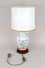 20TH CENTURY, ITALY, CERAMIC TABLE LAMPS, LAMPSHADES, 1970S