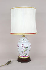 20TH CENTURY, ITALY, CERAMIC TABLE LAMPS, LAMPSHADES, 1970S
