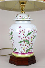 20TH CENTURY, ITALY, CERAMIC TABLE LAMPS, LAMPSHADES, 1970S