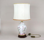 20TH CENTURY, ITALY, CERAMIC TABLE LAMPS, LAMPSHADES, 1970S