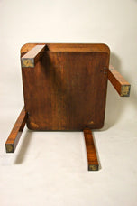 ART DECO, AUSTRIA, NUT WOOD COFFEE TABLE, SIDE TABLE, SHELLAC, POLISHED, 1920