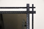 19TH CENTURY, AUSTRIA, RUSTIC TRAMP ART WALL MIRROR, BASSWOOD, CIRCA 1880