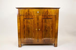 19TH CENTURY, AUSTRIA, NUTWOOD COMMODE, BIEDERMEIER, TRUMEAU