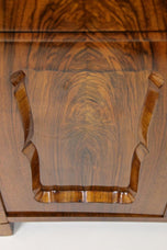 19TH CENTURY, AUSTRIA, NUTWOOD COMMODE, BIEDERMEIER, TRUMEAU