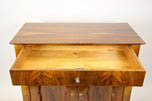 19TH CENTURY, AUSTRIA, NUTWOOD COMMODE, BIEDERMEIER, TRUMEAU