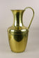 MID CENTURY, AMPHORA, BRASS VASE, HANDLE, FLOOR VASE
