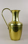 MID CENTURY, AMPHORA, BRASS VASE, HANDLE, FLOOR VASE