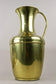 MID CENTURY, AMPHORA, BRASS VASE, HANDLE, FLOOR VASE