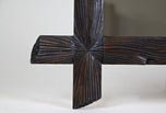19TH CENTURY, AUSTRIA, BLACK FOREST, WALL MIRROR, HAND CARVED