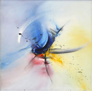 ABSTRACT PAINTING, MECHANISM OF DEPTH, ACRYLIC ON CANVAS, AUSTRIA, 2008