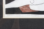 20TH CENTURY, LINOCUT, ARTWORK, PATINKAS WORK, TWO COLOUR, SIGNED PETER K, 1970