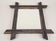 19TH CENTURY, AUSTRIA, TRAMP ART, WALL MIRROR, NOTCH CUT, CIRCA 1880