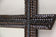 19TH CENTURY, AUSTRIA, TRAMP ART, WALL MIRROR, NOTCH CUT, CIRCA 1880