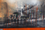 MODERN,ABSTRACT,PAINTING,ACRYLIC,ON,CANVAS