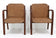 MID CENTURY, FRANCE, PAIR OF ARMCHAIRS, WOVEN ROPE