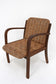 MID CENTURY, FRANCE, PAIR OF ARMCHAIRS, WOVEN ROPE