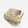 MODERN ORGANIC PETRIFIED WOOD SINGLE SINK, GREY, BROWN, YELLOW TONES, NEW, INDONESIA