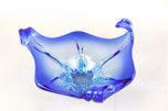 MID-CENTURY, ITALY, MURANO GLASS BOWL, SOMMERSO, BLUE, 1960