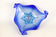 MID-CENTURY, ITALY, MURANO GLASS BOWL, SOMMERSO, BLUE, 1960