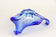 MID-CENTURY, ITALY, MURANO GLASS BOWL, SOMMERSO, BLUE, 1960
