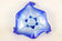 MID-CENTURY, ITALY, MURANO GLASS BOWL, SOMMERSO, BLUE, 1960
