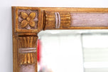 MID CENTURY, ITALY, GIlt WALL MIRROR, HANDCARVED, CA 1950