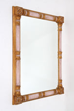 MID CENTURY, ITALY, GIlt WALL MIRROR, HANDCARVED, CA 1950