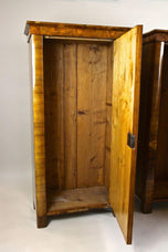 19TH CENTURY, AUSTRIA, BIEDERMEIER NUTWOOD CABINETS, CIRCA 1830