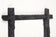 19TH CENTURY, AUSTRIA, BLACK FOREST WALL MIRROR, HAND CARVED, RUSTIC