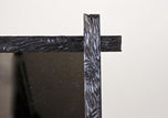 19TH CENTURY, AUSTRIA, BLACK FOREST WALL MIRROR, HAND CARVED, RUSTIC
