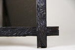19TH CENTURY, AUSTRIA, BLACK FOREST WALL MIRROR, HAND CARVED, RUSTIC