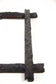 19TH CENTURY, AUSTRIA, BLACK FOREST WALL MIRROR, HAND CARVED, RUSTIC