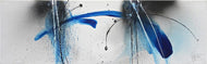 CONTEMPORARY, ABSTRACT, PAINTING, BLUE SOOT