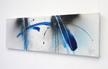 CONTEMPORARY, ABSTRACT, PAINTING, BLUE SOOT