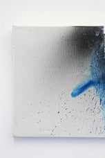 CONTEMPORARY, ABSTRACT, PAINTING, BLUE SOOT