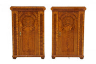 19TH CENTURY, CZECH REPUBLIC, BIEDERMEIER CABINETS, ASHWOOD, INLAY