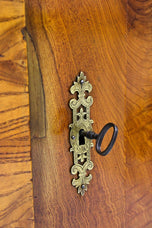 19TH CENTURY, CZECH REPUBLIC, BIEDERMEIER CABINETS, ASHWOOD, INLAY