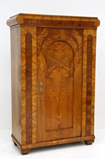19TH CENTURY, CZECH REPUBLIC, BIEDERMEIER CABINETS, ASHWOOD, INLAY