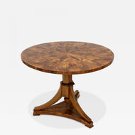 19TH CENTURY, AUSTRIA, BIEDERMEIER, WALNUT CENTER, DINING TABLE